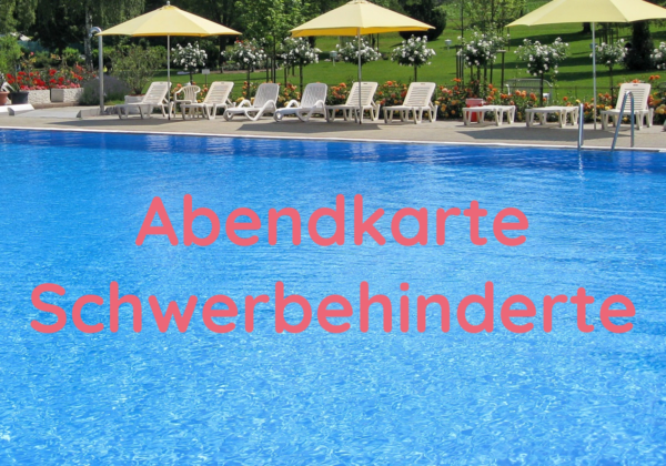 Abendkarte Schwerbehinderte