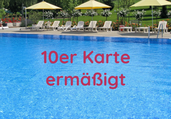 10er Karte ermäßigt