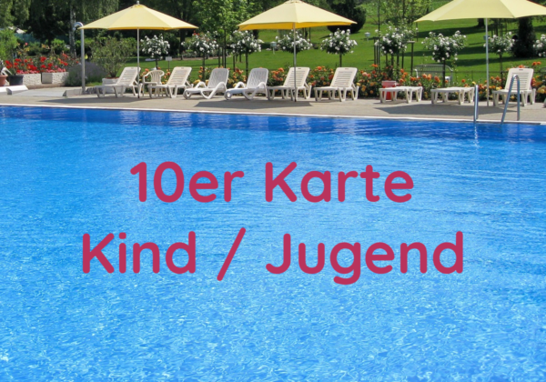 10er Karte Kind / Jugend 6 bis 17