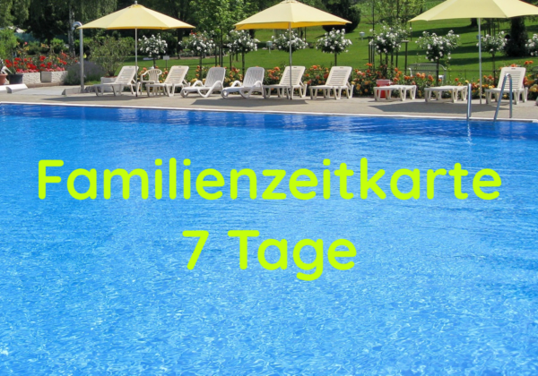 Familienzeitkarte 7 Tage