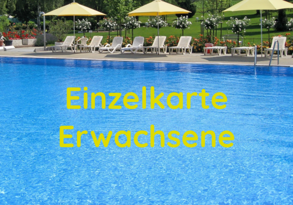 Einzelkarte Erwachsene