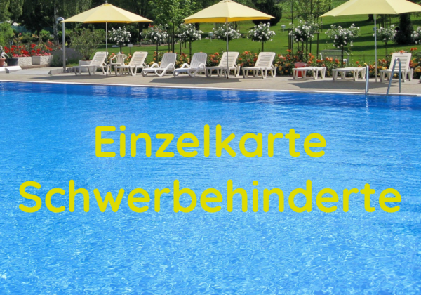 Einzelkarte Schwerbehinderte